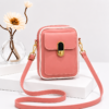 Beige cross body bag for girls with front pocket and adjustable shoulder strap by ZeeZak