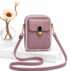 Beige cross body bag for girls with front pocket and adjustable shoulder strap by ZeeZak