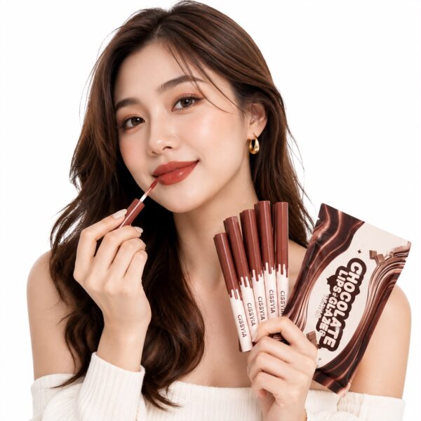 Chocolate Lips Glaze 6 Pcs Set for Women