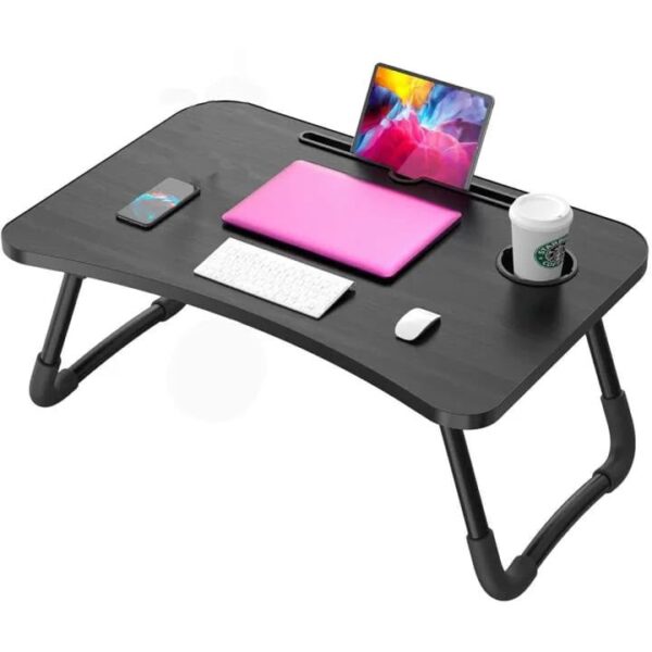 Foldable Laptop Table Stand with Tablet Holder