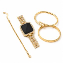 Diamond Touch Watch 4-Piece Gift Set for Women