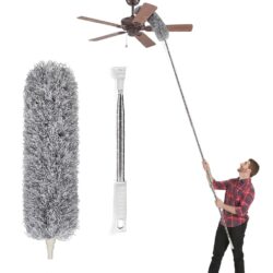 Extendable Microfiber Duster with Long Cleaning Pole