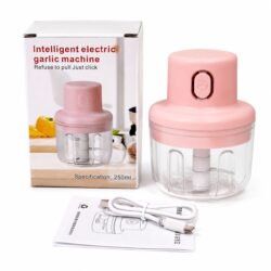 250ML USB Rechargeable Mini Garlic Grinder & Chopper