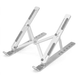 Portable Aluminum Laptop Stand – Foldable & Adjustable