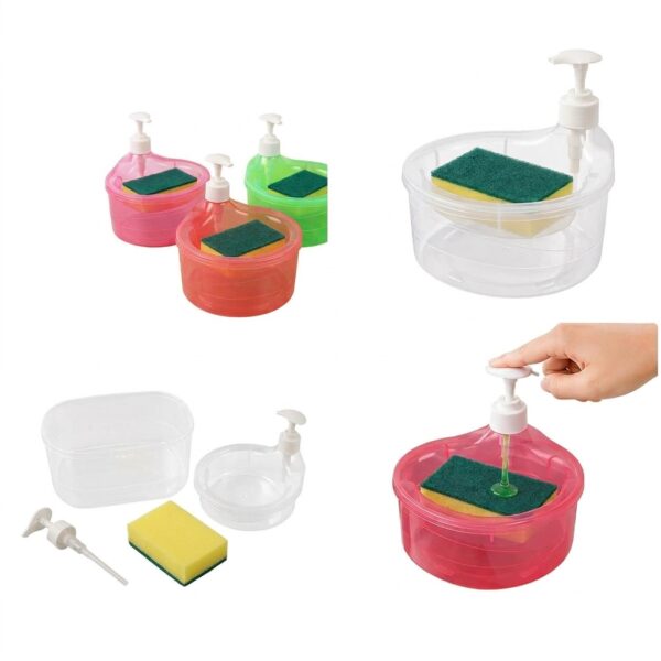Liquid Sponge Caddy – Soap Dispenser & Holder