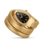 Luxury Silver Snake Wrap Watch for Women