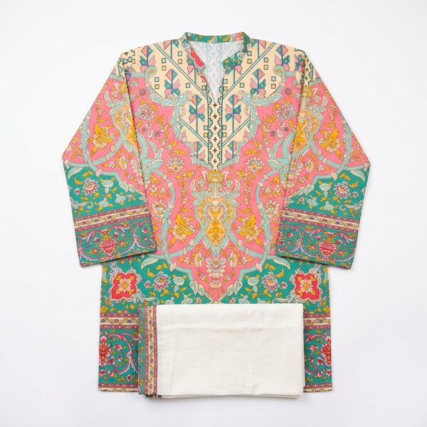 Printed Cord Set with Farshi Trouser For Women
