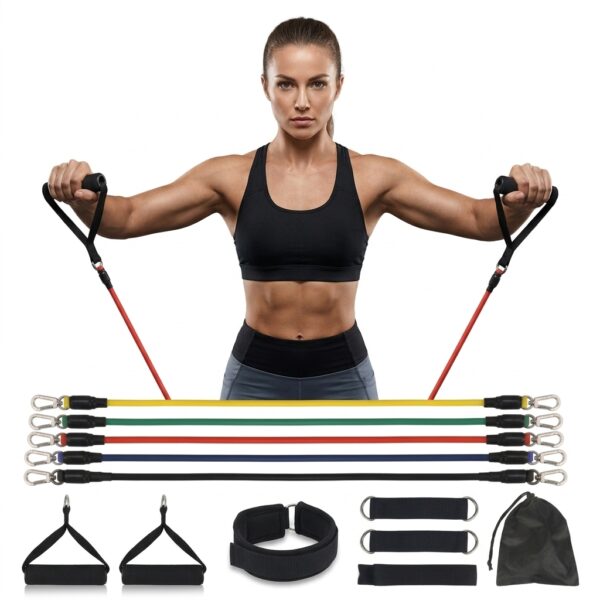 Resistance Gym Bands Set – Elastic Fitness Workout Bands