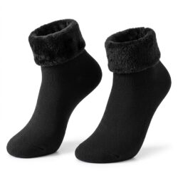 Warm Knitted Socks for Men & Women – Stretch Fabric